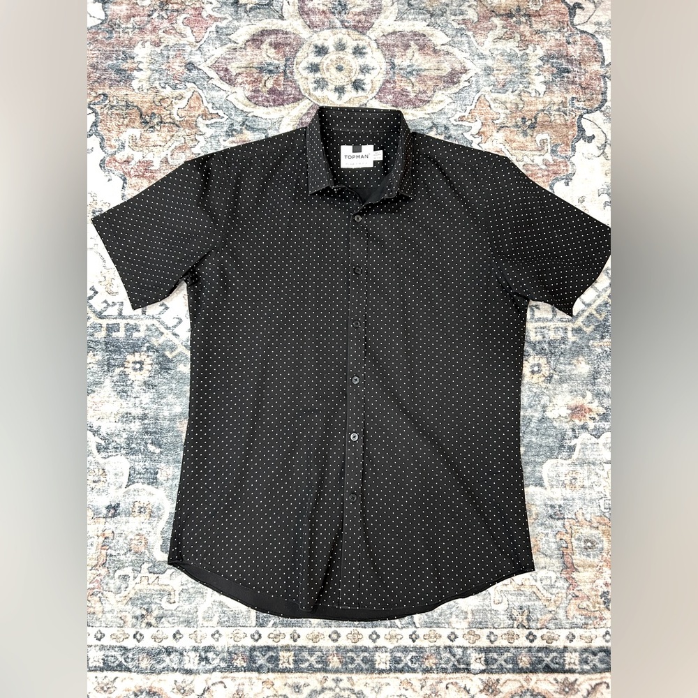 Topman short sleeve button up L